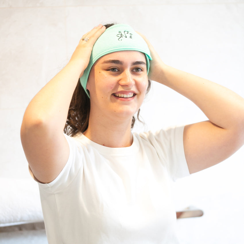 Cosmetic Headband - Mint Green