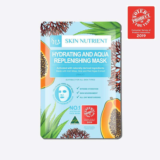 Hydrating Face Mask and Aqua Replenishing