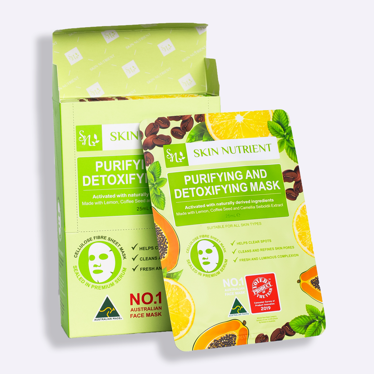 Purifying and Detoxifying Face Mask (Box of 12)